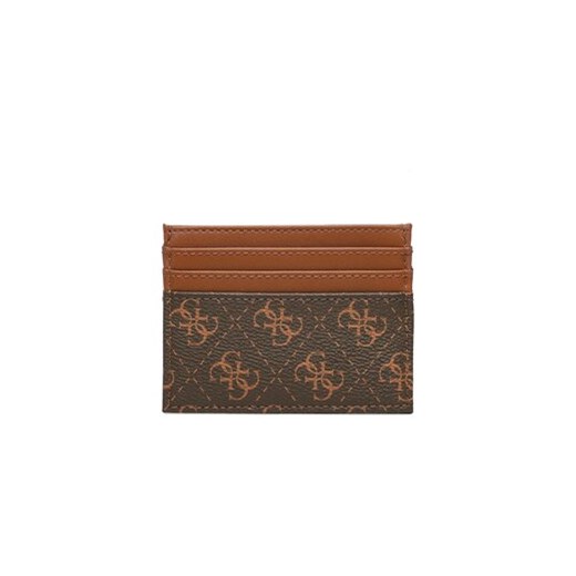 Guess Etui na karty kredytowe Vezzola Smart Slg SMEVZL LEA25 Brązowy Guess uniwersalny MODIVO