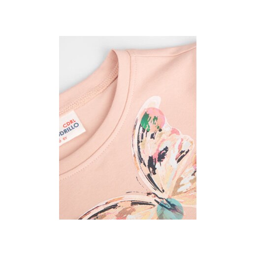 Coccodrillo T-Shirt ZC3143202WGK Różowy Relaxed Fit 122 MODIVO
