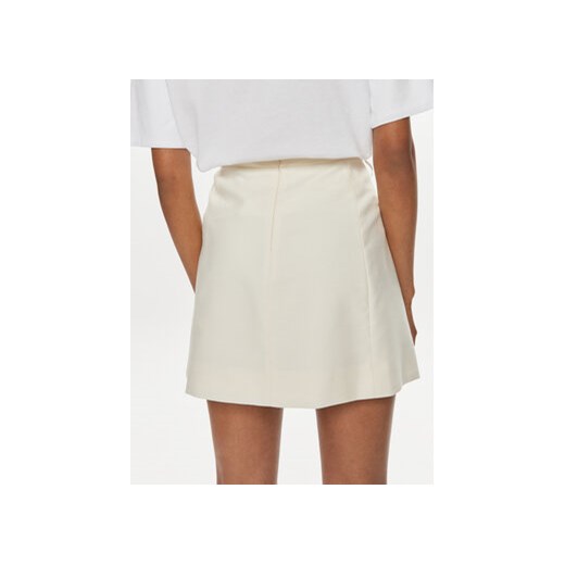 MVP Wardrobe Spódnica trapezowa MVPE4GO040.0TE0138 Beżowy Classic Fit Mvp Wardrobe 42 MODIVO