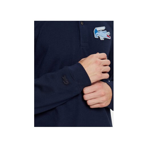 Lacoste Polo PH3597 Granatowy Regular Fit Lacoste 38 MODIVO