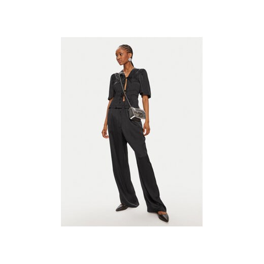 Munthe Spodnie materiałowe Ohara 242141224230 Czarny Loose Fit Munthe 36 MODIVO