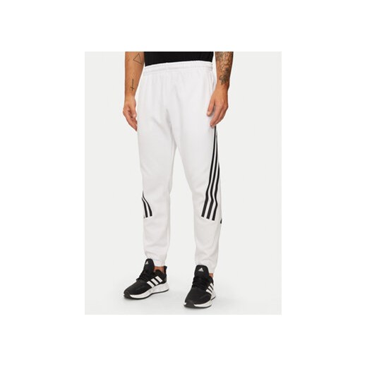 adidas Spodnie dresowe Future Icons 3-Stripes JJ4157 Biały Regular Fit XL MODIVO