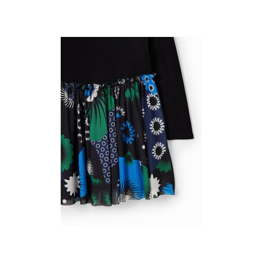Desigual Sukienka codzienna 23WGVK06 Kolorowy Regular Fit Desigual 7_8Y MODIVO