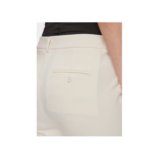 Weekend Max Mara Spodnie materiałowe Rana 2415131021 Écru Slim Fit 38 MODIVO