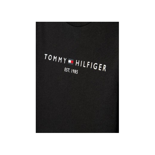 Tommy Hilfiger Bluzka Essential KS0KS00202 D Czarny Regular Fit Tommy Hilfiger 10Y MODIVO