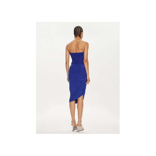 NORMA KAMALI Sukienka koktajlowa KK1243PLB32805 Niebieski Slim Fit Norma Kamali XS MODIVO