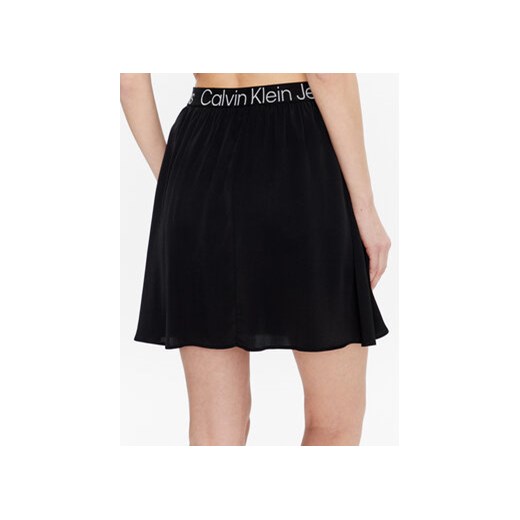 Calvin Klein Jeans Spódnica trapezowa J20J221512 Czarny Regular Fit L MODIVO