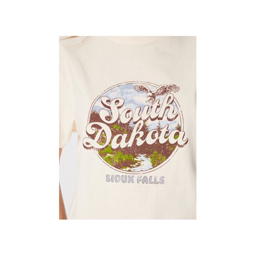 BDG Urban Outfitters T-Shirt 75440644 Écru Regular Fit Bdg Urban Outfitters S MODIVO