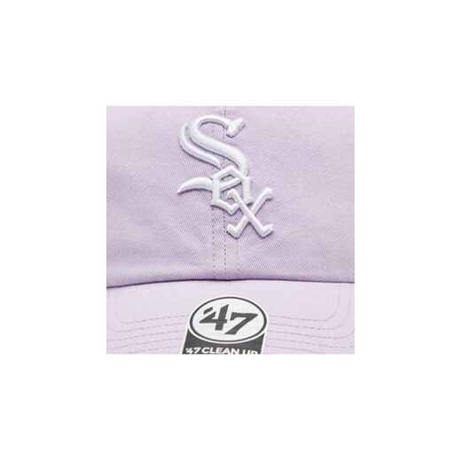 47 Brand Czapka z daszkiem Mlb Chicago White Sox ’47 Clean Up W/No Loop Label 47 Brand uniwersalny MODIVO