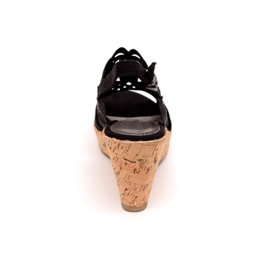 Sandały Marco Tozzi 28364-24 black aligoo brazowy paski
