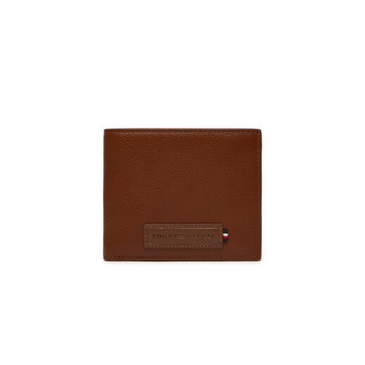 Tommy Hilfiger Duży Portfel Męski AM0AM13032 Brązowy Tommy Hilfiger uniwersalny MODIVO