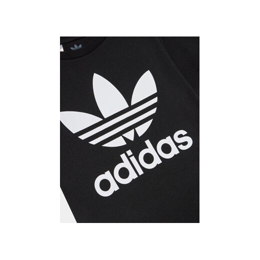 adidas T-Shirt Trefoil DV2905 Czarny Regular Fit 13_14Y MODIVO