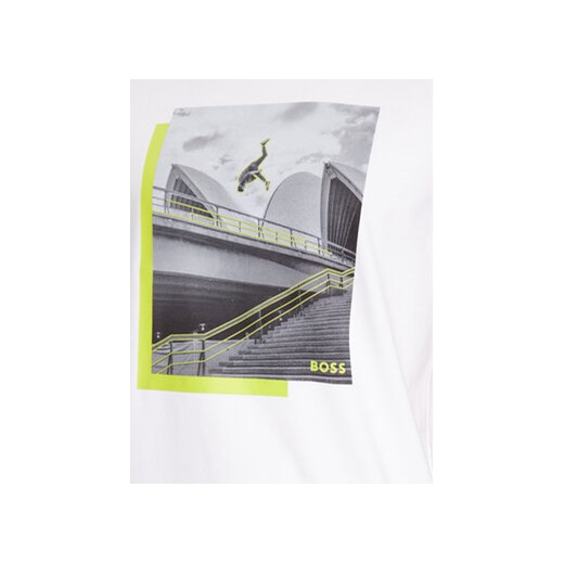 Boss T-Shirt Tee 10 50507028 Biały Regular Fit XL MODIVO