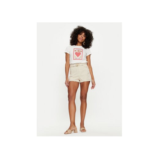 TWINSET T-Shirt 241TT2411 Biały Regular Fit Twinset S MODIVO