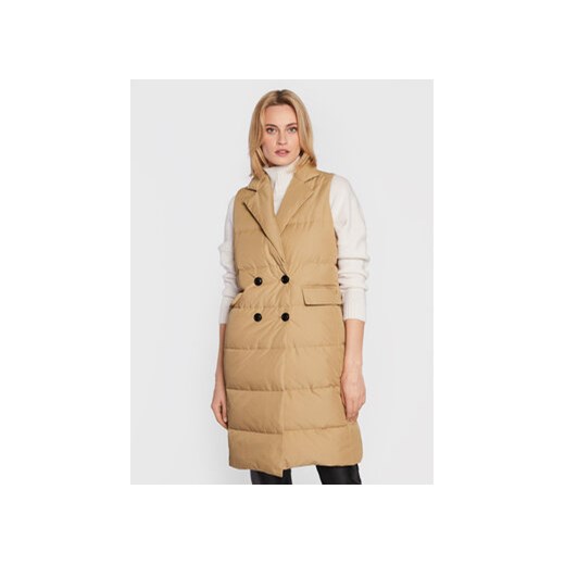 Marella Bezrękawnik Mach 32960227 Beżowy Regular Fit Marella 48 MODIVO