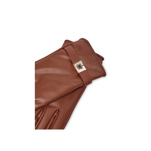 Guess Rękawiczki Damskie AW5188 NYL02 Brązowy Guess M MODIVO