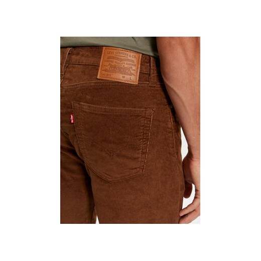 Levi's® Spodnie materiałowe 511™ 04511-6003 Brązowy Slim Fit 31_32 MODIVO