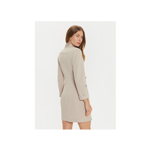 Imperial Sukienka koktajlowa AFAXIAW Beżowy Slim Fit Imperial S MODIVO