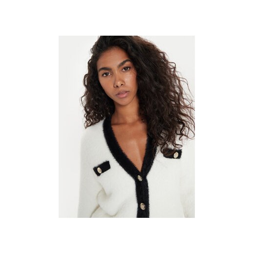 Morgan Kardigan 242-MOGUIN Biały Regular Fit Morgan L MODIVO