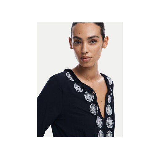 Desigual Sukienka codzienna Jacksonville 24WWVW64 Czarny Regular Fit Desigual M MODIVO