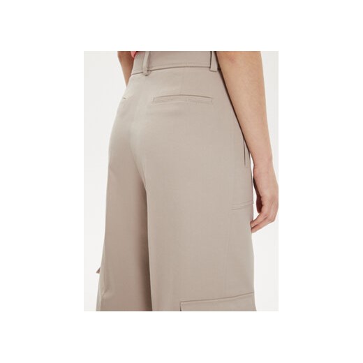 Boss Spodnie materiałowe Teneria 50512874 Écru Straight Fit 44 MODIVO