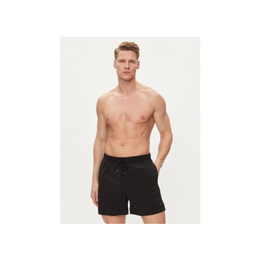 Tommy Hilfiger Szorty kąpielowe UM0UM03280 Czarny Regular Fit Tommy Hilfiger M MODIVO