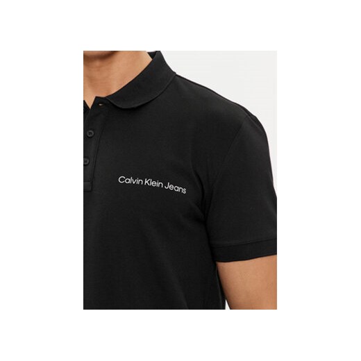 Calvin Klein Jeans Polo Institutional J30J325495 Czarny Regular Fit M MODIVO