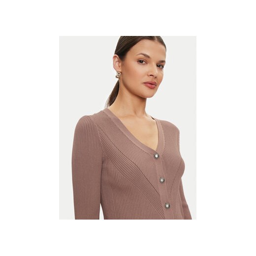 Guess Kardigan Kailey W4GR41 Z2U00 Beżowy Regular Fit Guess L MODIVO