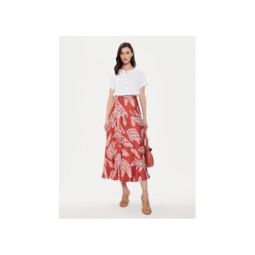 Tatuum Spódnica midi Sati T2407.173 Pomarańczowy Regular Fit 40 MODIVO