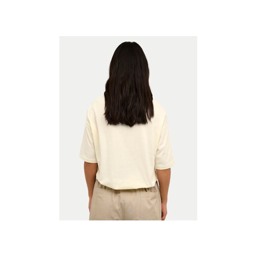 Kaffe T-Shirt Harries 10508588 Beżowy Relaxed Fit Kaffe XL MODIVO