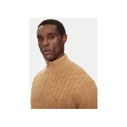 Tommy Hilfiger Sweter Classic MW0MW36532 Beżowy Regular Fit Tommy Hilfiger L MODIVO