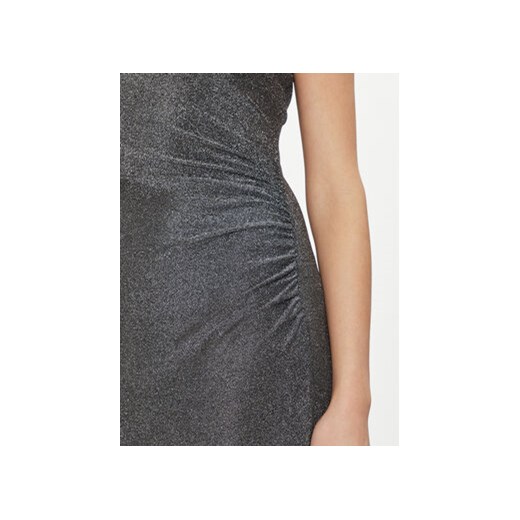 Please Sukienka wieczorowa A1XPBFT000 Srebrny Slim Fit Please M MODIVO