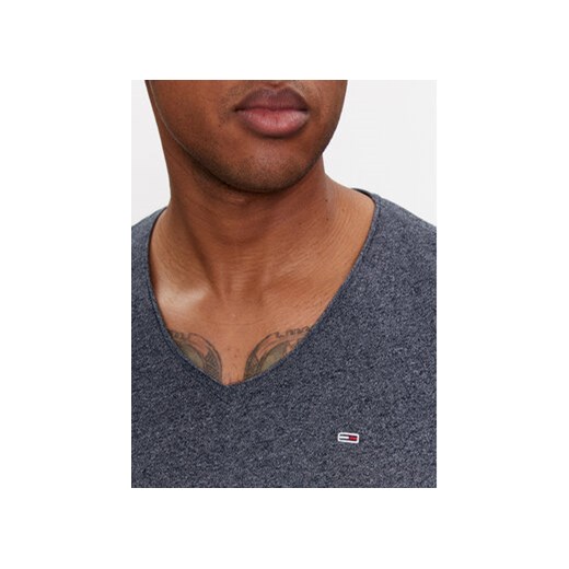 Tommy Jeans T-Shirt Jaspe DM0DM09587 Granatowy Slim Fit Tommy Jeans S MODIVO