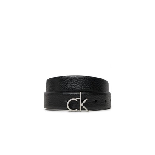 Calvin Klein Pasek Damski Ck Logo Buckle Belt 3.0_Pbl K60K613073 Czarny Calvin Klein 70 MODIVO