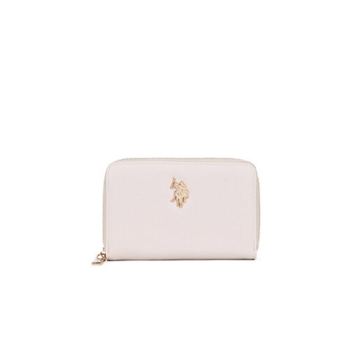 U.S. Polo Assn. Duży Portfel Damski BIUXT8383WVP Beżowy one size MODIVO