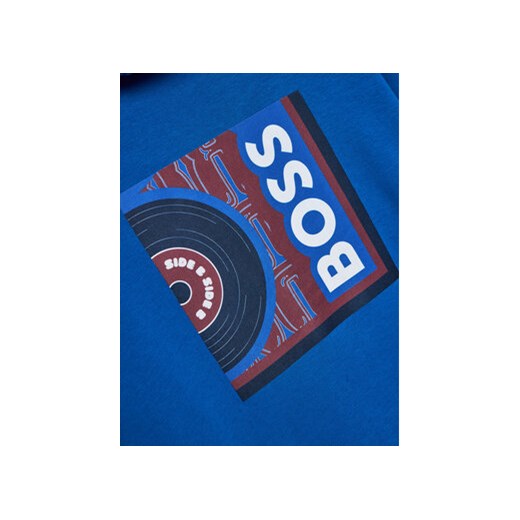 Boss Bluza J50714 S Niebieski Loose Fit 10Y MODIVO