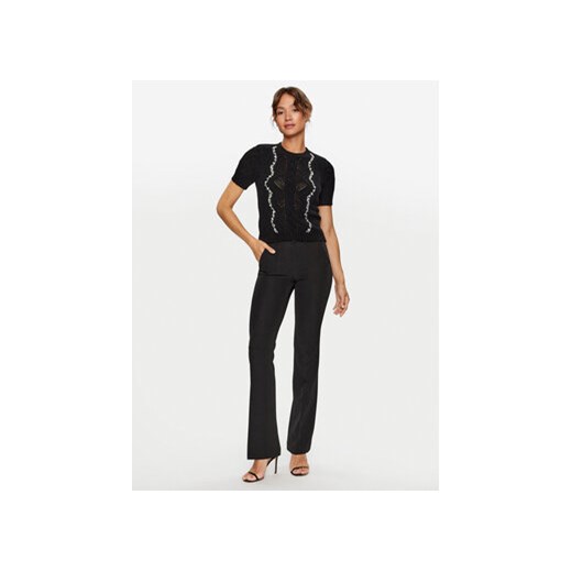 Liu Jo Spodnie materiałowe MF3282 T7896 Czarny Regular Fit Liu Jo 48 MODIVO