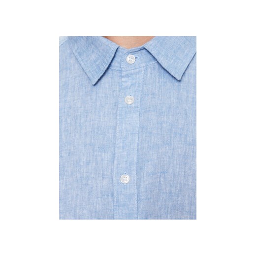 Sisley Koszula 59A2SQ01Y Niebieski Regular Fit Sisley S MODIVO