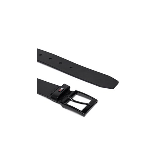 Tommy Hilfiger Pasek Męski Adan Leather 3.5 AM0AM12052 Czarny Tommy Hilfiger 80 MODIVO