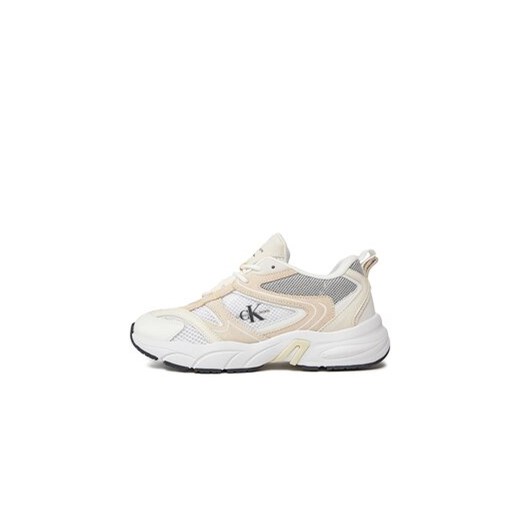 Calvin Klein Jeans Sneakersy Retro Tennis Su-Mesh Wn YW0YW00891 Beżowy 41 MODIVO