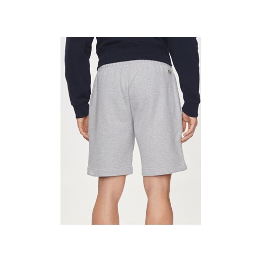 Lacoste Szorty sportowe GH8019 Szary Regular Fit Lacoste 3 MODIVO