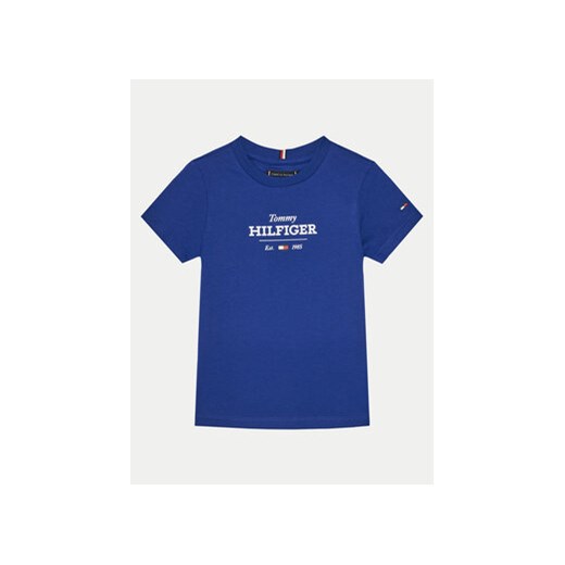 Tommy Hilfiger T-Shirt KB0KB09356 S Niebieski Regular Fit Tommy Hilfiger 44 MODIVO