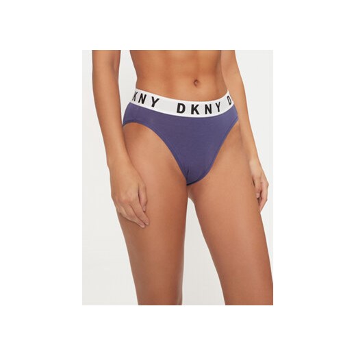 DKNY Figi klasyczne z wysokim stanem DK8505 Niebieski ze sklepu MODIVO w kategorii Majtki damskie - zdjęcie 177201422