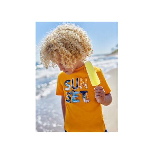 Mayoral Komplet t-shirt i spodenki 3681 Kolorowy Mayoral 8Y MODIVO