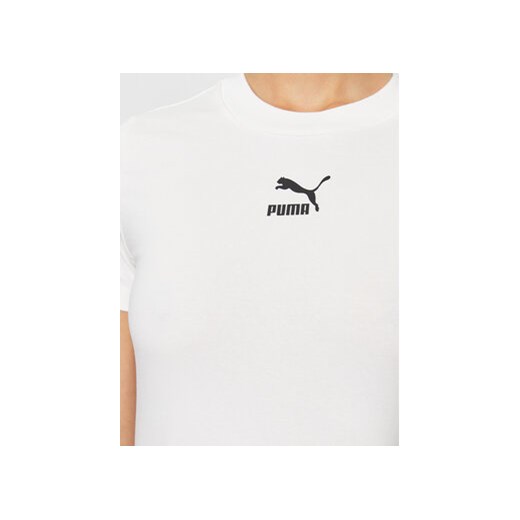 Puma T-Shirt Classics 535610 Biały Tight Fit Puma XL MODIVO