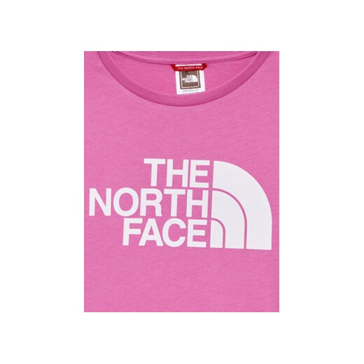 The North Face T-Shirt Crop Easy NF0A83EU Różowy Regular Fit The North Face M MODIVO