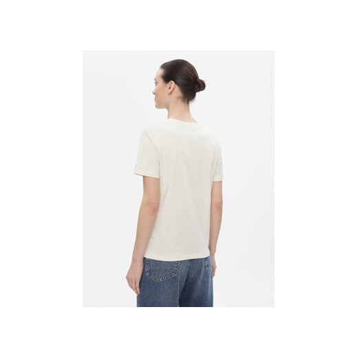 Tommy Hilfiger T-Shirt Reg Crest C-Nk Tee Ss WW0WW41058 Écru Regular Fit Tommy Hilfiger M MODIVO