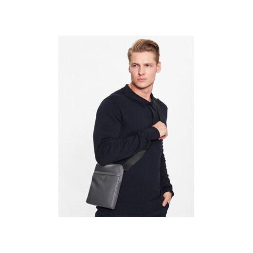 Guess Saszetka Certosa Saffiano Smart HMECSA P3123 Szary Guess uniwersalny MODIVO