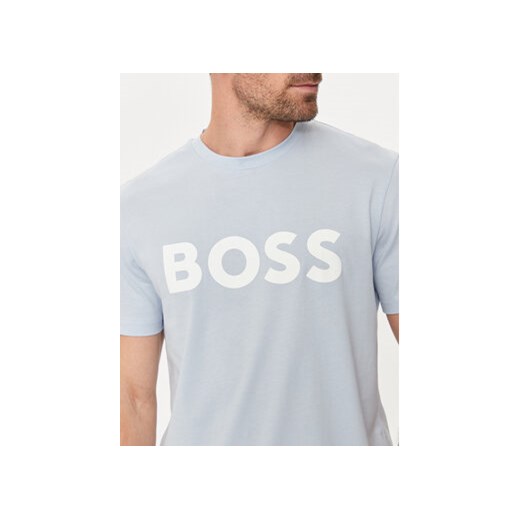Boss T-Shirt Thinking 1 50481923 Niebieski Regular Fit S MODIVO