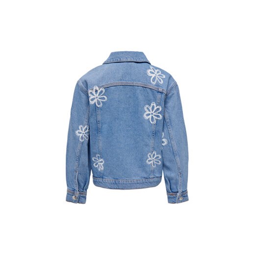 Kids ONLY Kurtka jeansowa 15296603 Niebieski Regular Fit 152 MODIVO